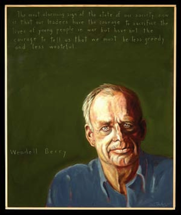 
“The most alarming sign of the state of our society now is that our leaders have the courage to sacrifice the lives of young people in war, but have not the courage to tell us that we must be less greedy and wasteful.” — Wendell Berry 
